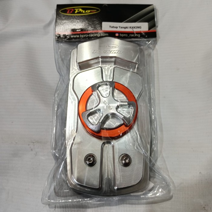 Terlaris Remo Tutup Tangki Bpro Racing Original Rx King Silver Hitam