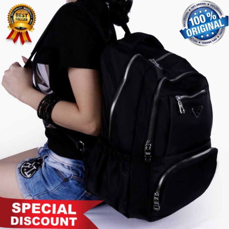 ORIGINAL Tas Ransel Laptop CHIBAO 14 Inch Import KOREA Terbaru