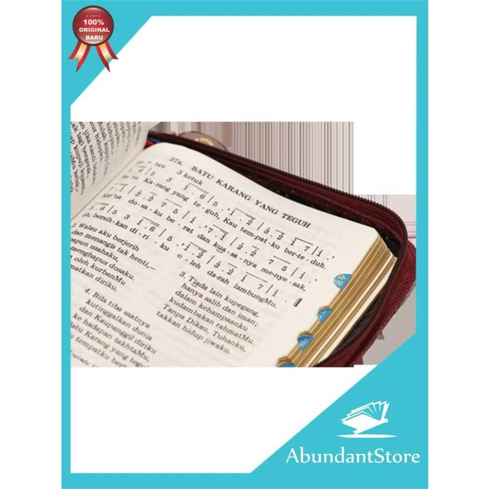 

Alkitab Dan Kidung Jemaat Ukuran Sedang Sampul Kulit Imitasi Resleting