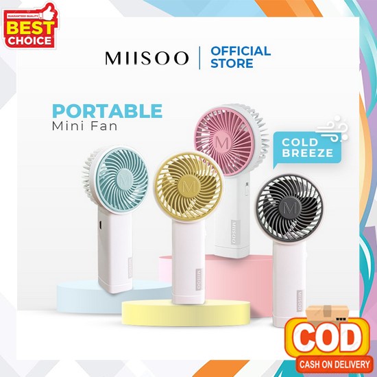 Kipas Angin Genggam Portable | Kipas Tangan Usb Mini Cute | Mini Fan Lucu Imut Miisoo Kipas Angin Mi
