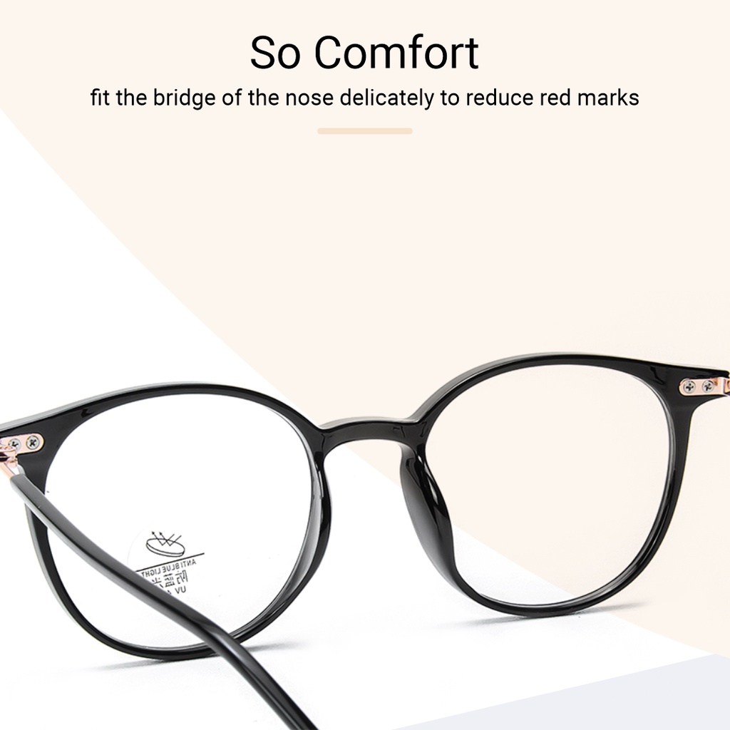 Robins kacamata Lentur Anti Radiasi Komputer Frame Kacamata Minus Blueray Photocromic Bluecromic Fashion Terbaru Pria Wanita 83079-2