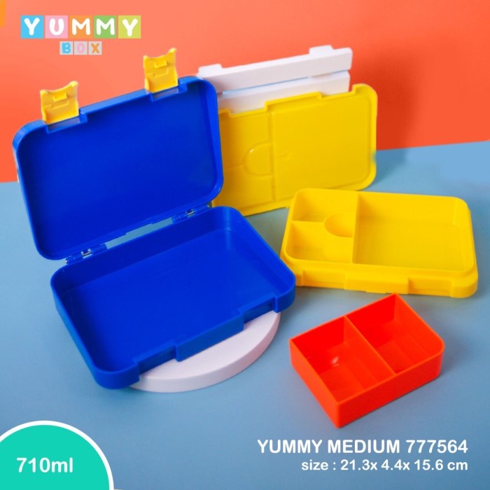 Terlaris Yummy Box Medium Bento Colors 777564