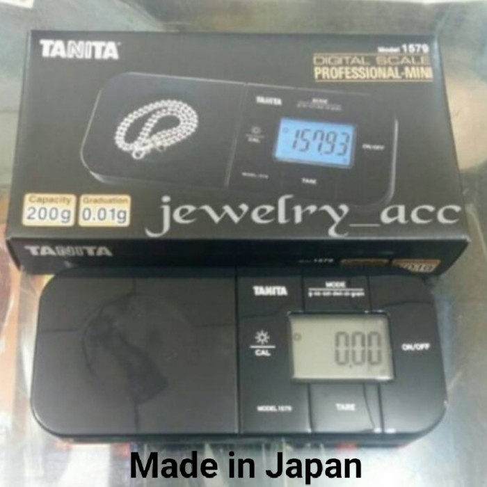 TIMBANGAN EMAS DIGITAL 1579 MERK TANITA (200gr AKURASI 0.01gr)