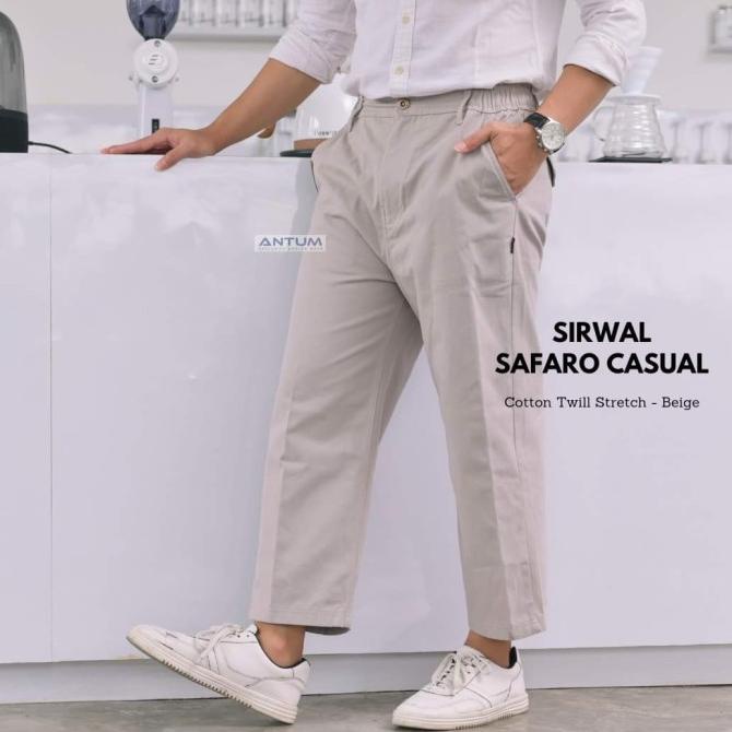 SIRWAL SAFARO CASUAL ANTUM ELEGAN. CELANA PRIA CASUAL NYAMAN