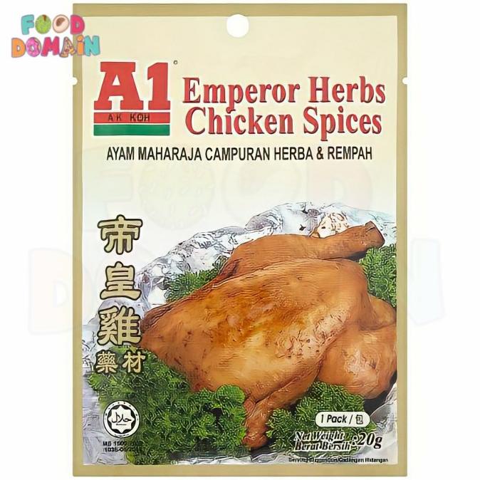 

:>:>:>:>] A1 Emperor Herbs Chicken Spices - Bumbu Rempah Ayam Maharaja - 20g