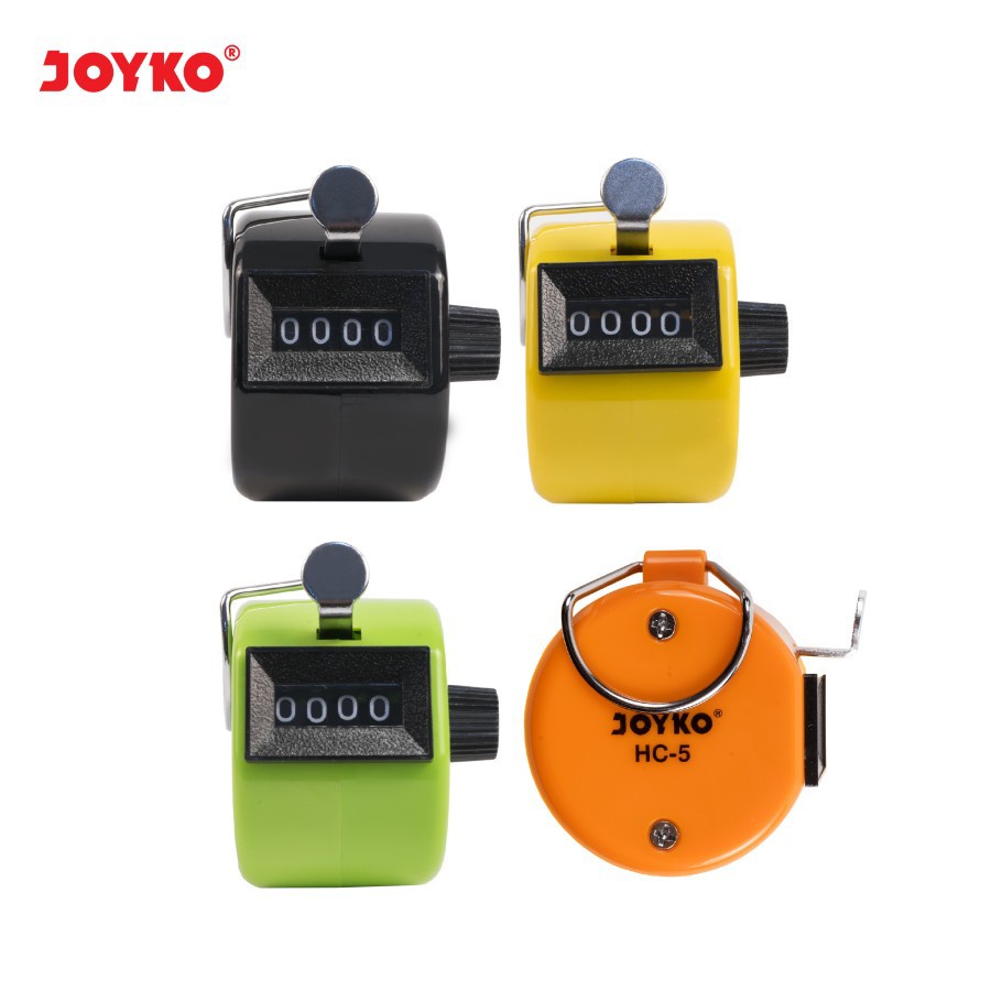 

Joyko Hand Counter HC-5 ( Orange / Kuning / Hitam / Hijau ) ( IRRA STORE )