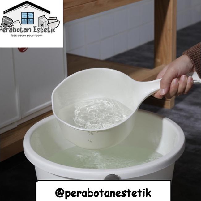 Sale Now Ember Putih Iuiga Minimalist Bucket Lid Minimalis & Gayung Original