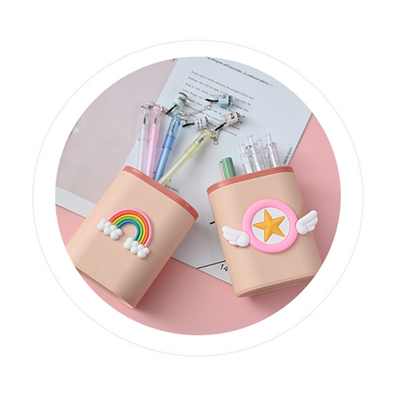 Holiven Tempat Penyimpanan Pena, Alat Tulis, Kuas Makeup Kreatif