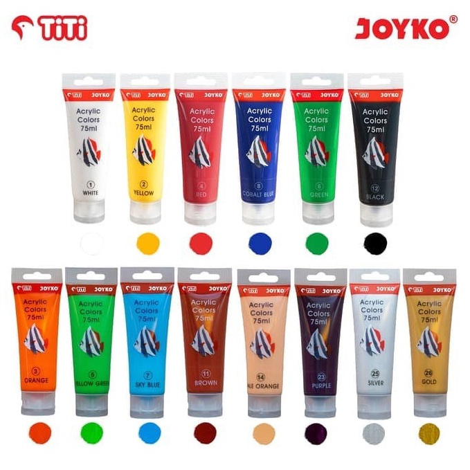 

MURAH Acrylic Color Cat Akrilik Joyko TiTi ACC-75ML