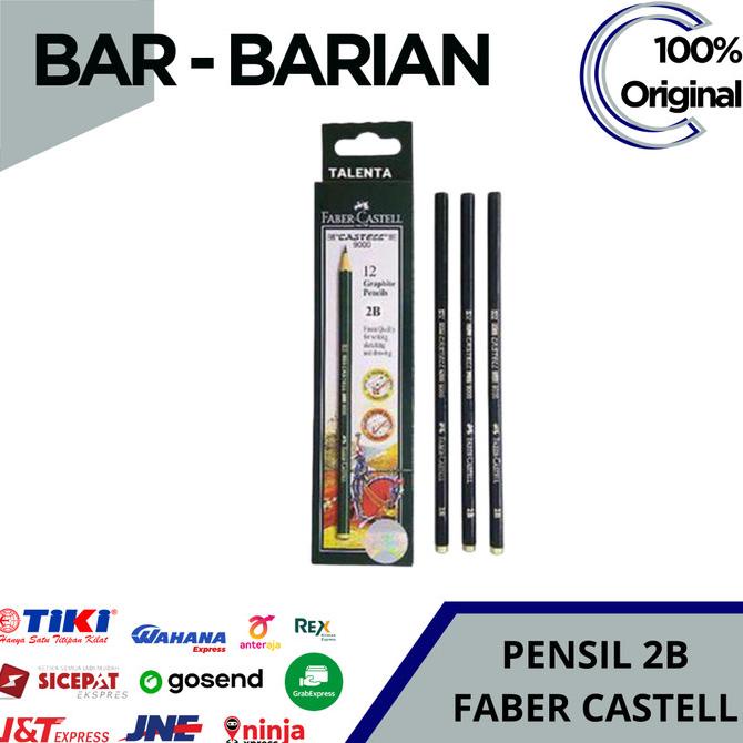 

PENSIL FABER CASTEL 2B UNTUK UJIAN ORIGINAL ( 1 LUSIN ) / PENSIL KAYU