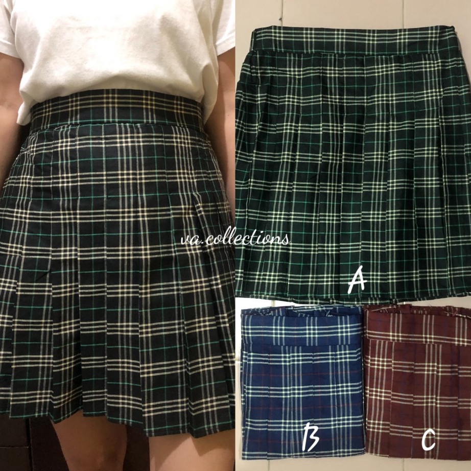 mgp73 ROK REMPEL KOTAK TARTAN / ROK MINI KOREA / TENNIS SKIRT / ROK KOREAN STYLE .,.,