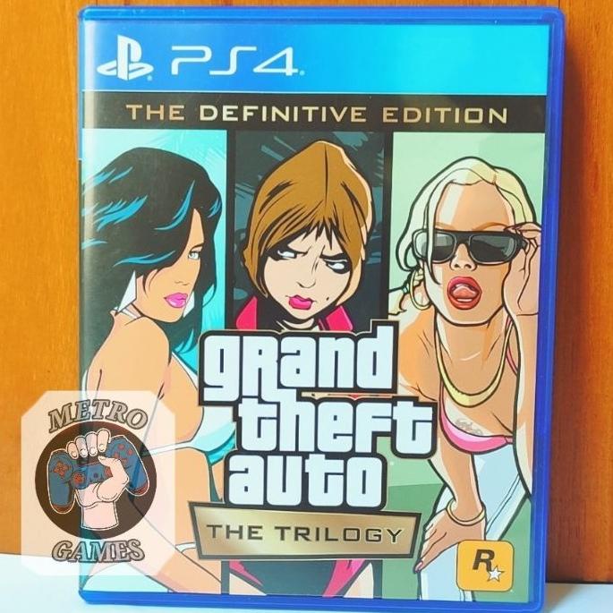 SAN831 GTA Trilogy The Definitive Edition PS4 Kaset Grand Theft Auto The Trilogy Definitive Edition 