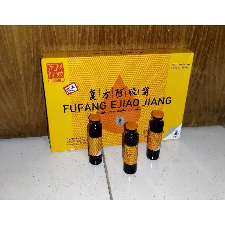 New [Eceran] Fufang Ejiao Jiang 20ml Suplemen Penambah Darah, Demam Berdarah Original (ecer per boto