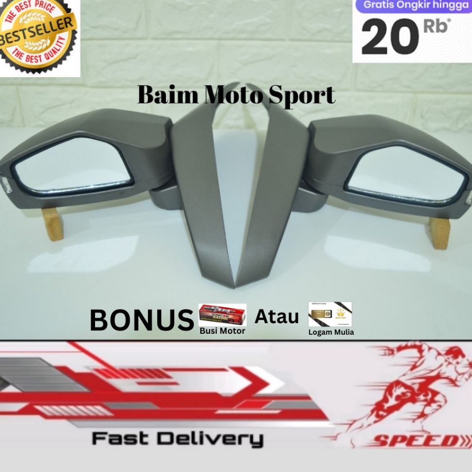 PALING DICARI TERMURAH Spion Lipat Yamaha Nmax Model Cool Max & B1 LED RUNNING DRL Variasi Lengkap O