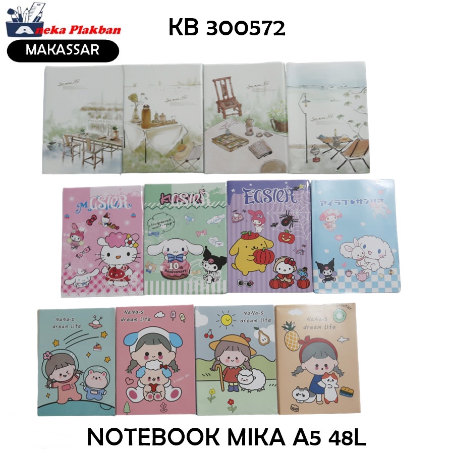 

NOTEBOOK MIKA A5 48L BUKU CATATAN