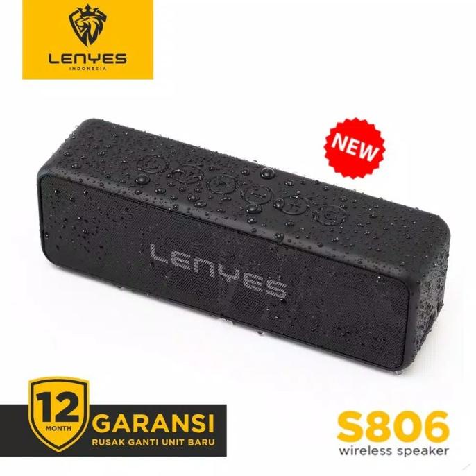 Speaker Bluetooth Lenyes S806 Waterproof Ip67 Super Bass Wireless