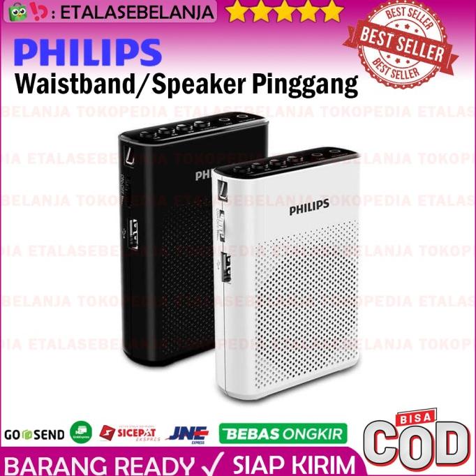 Speaker Pinggang Mic Headset - Waistband Speaker - Philips Sbm200