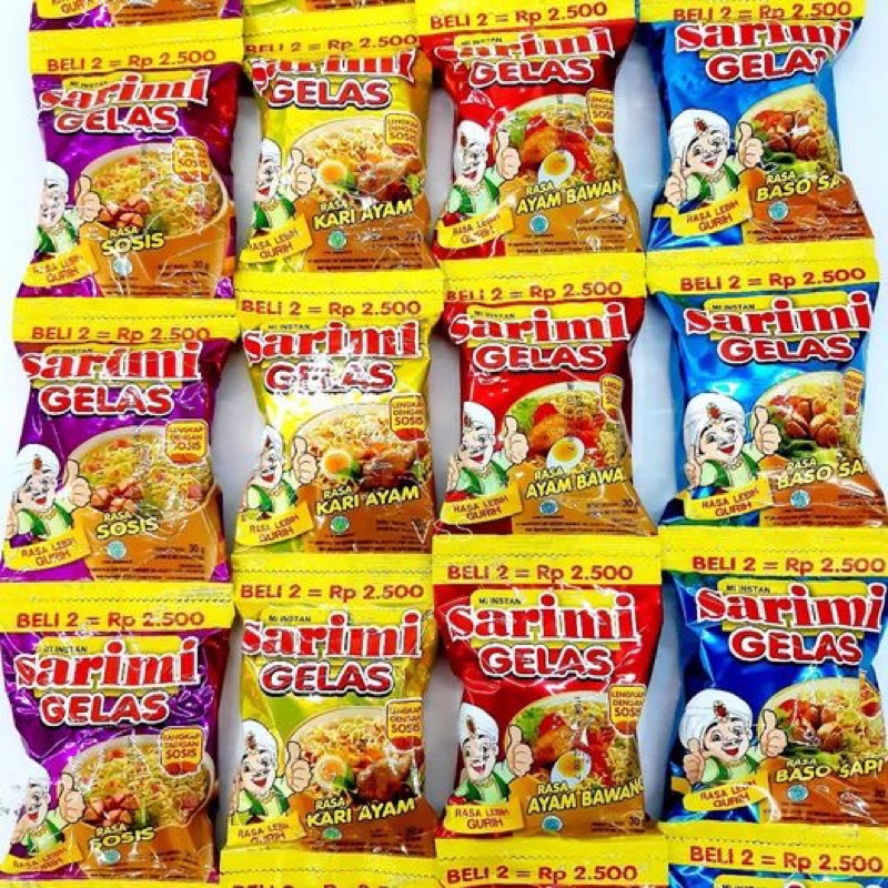 

[LS2SARIMI GELAS RENTENG ISI 10/MIE INSTAN RENTENG MURAH/MIE GELAS MURAH SARIMI