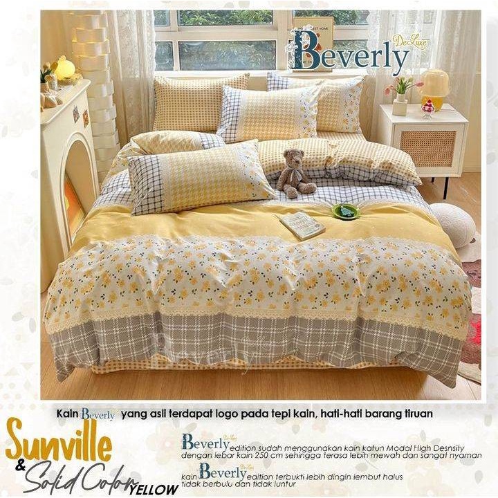 Bedcover & Sprei Premium Katun BEVERLY Motif Sunville