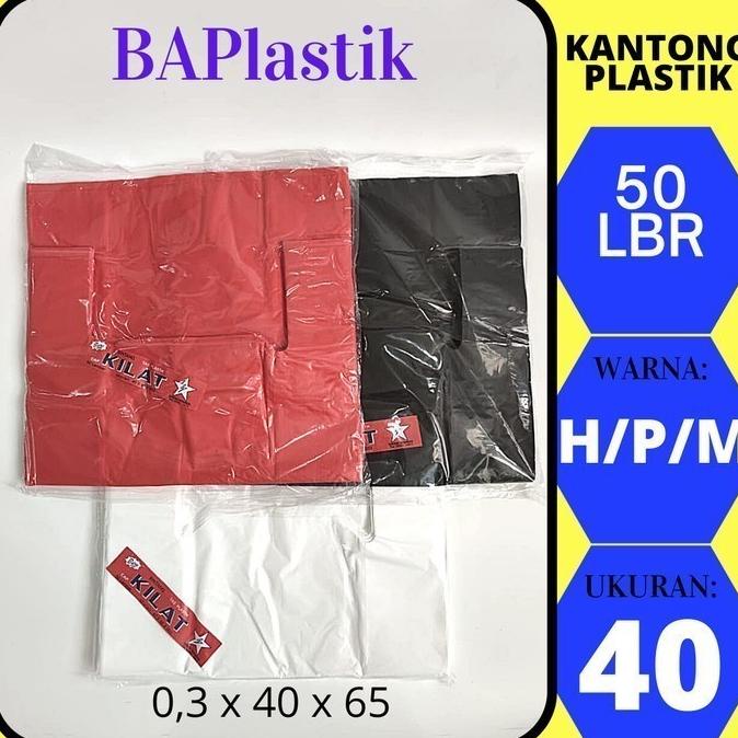 #@#@#@#@] Plastik Kresek Bintang Kilat 40 x 65 TEBAL / Bintang Kilat / TEBAL