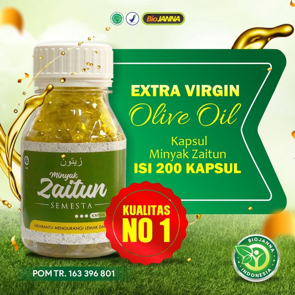Minyak Zaitun Isi 200 Kapsul Zaitun Herbal Original