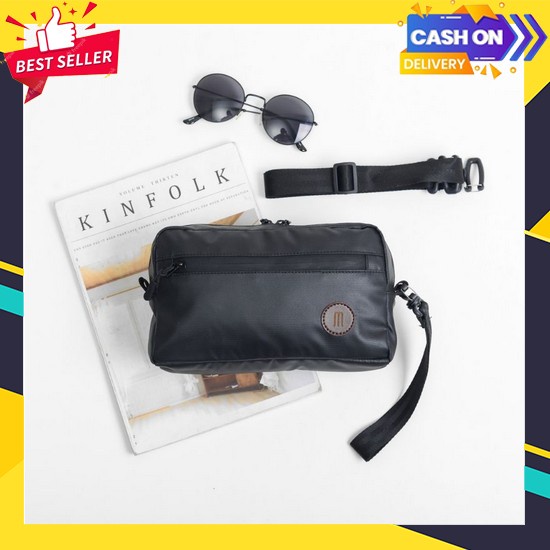 Clutch Pria Anti Air Tas Tenteng Import Laki Laki Tas Genggam Multifungsi B3G5 Cowok Kulit Pouch Mur