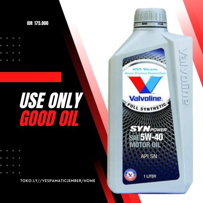 OLI VALVOLINE 5W 40 SYNTHETIC MATIC PREMIUM VESPA MATIC