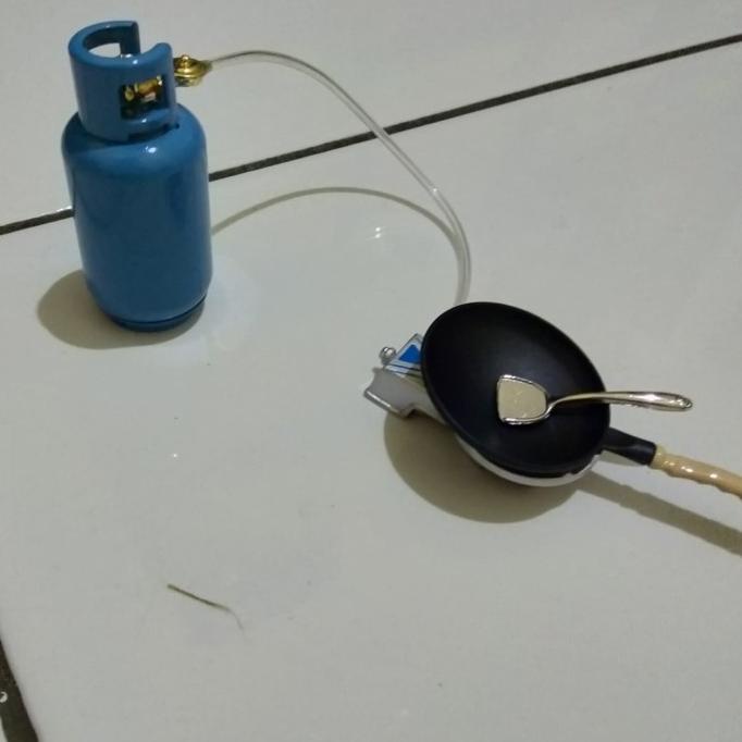 Big Sale Miniatur Kompor Gas Miniatur Tabung Gas Set Original