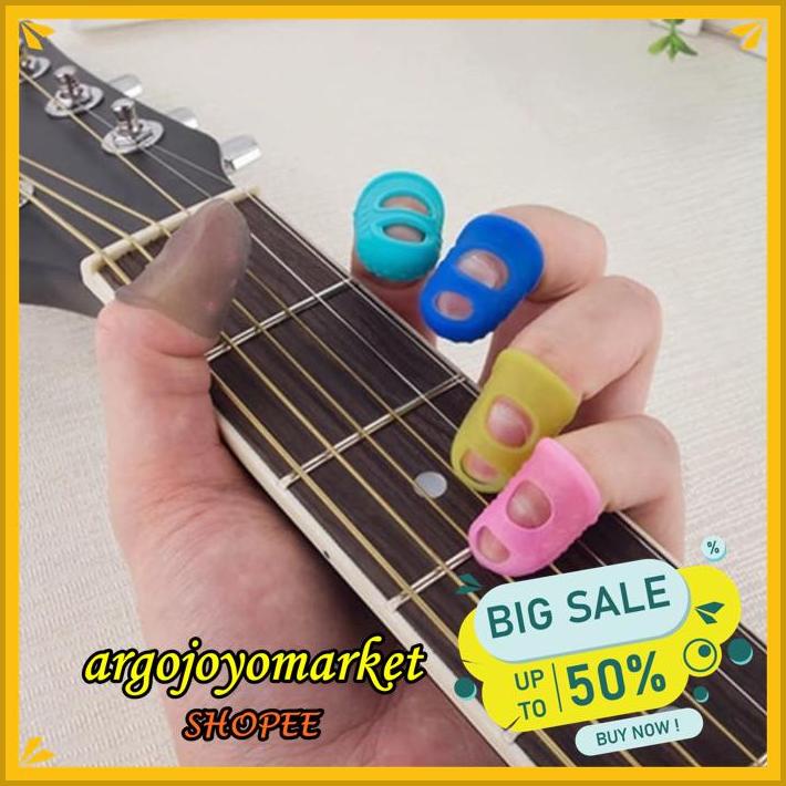 PELINDUNG JARI GITAR SILIKON COVER JARI / FINGER GUITAR PROTECTOR BEST IMPORT 