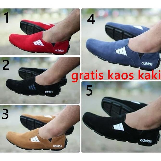 New Sepatu Pria Adidas Suarez Sepatu Sneaker Tanpa Tali