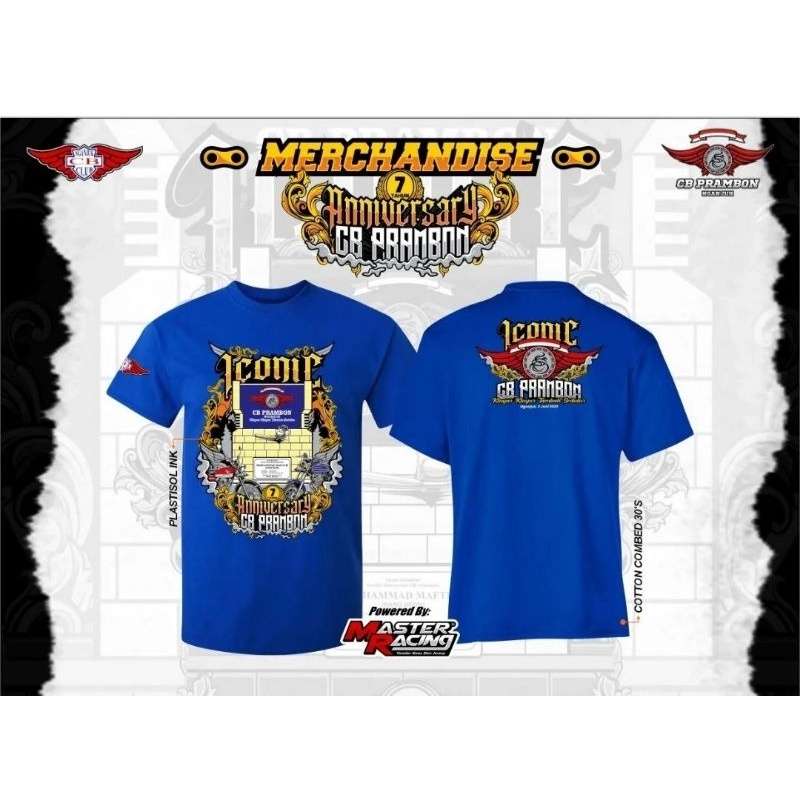 KAOS ANIVERSARY CB PRAMBON KE 7 ORIGINAL CHAPTER CB NGANJUK BERSATU