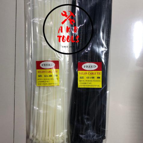 

@#@#@#] Kabel Tis Ties / Cable Tie TEBAL 4.8 x 400mm(40cm) Putih / Hitam