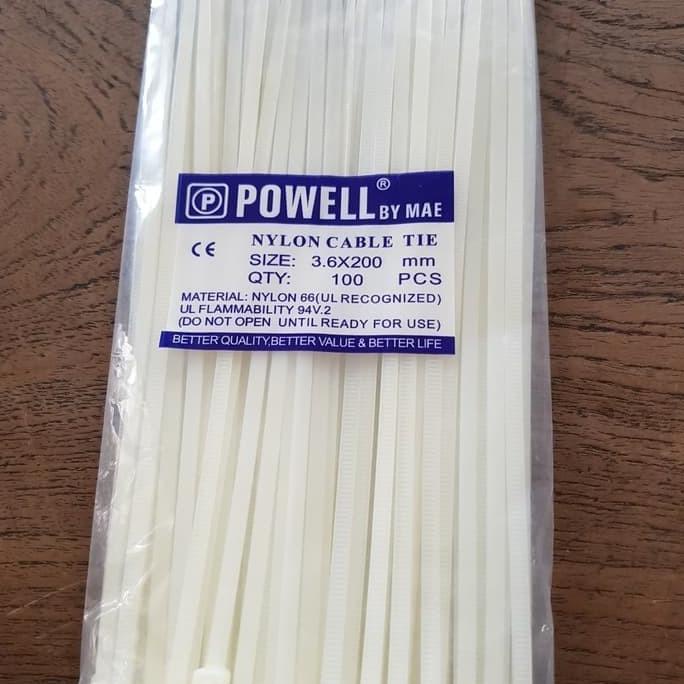 

$+$+$+$+] kabel ties powell / cable ties 3.6x200 , 20cm isi 100pcs