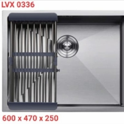 kitchen sink stainless 304 lavenia LVX 0336 Bak Cuci Piring Undermount