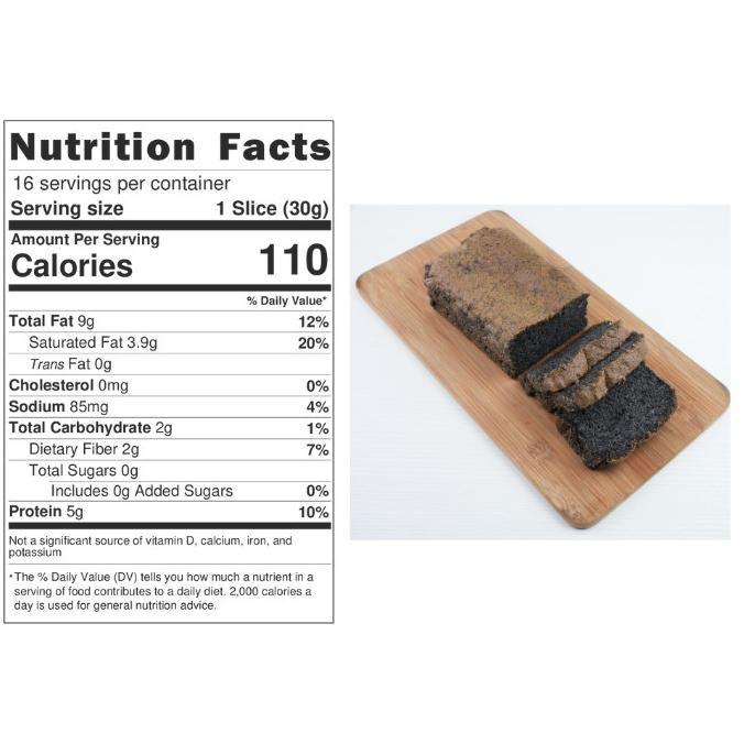 

Inbolic Low Carb Black Sesame Bread / Roti Wijen Hitam | Keto-Friendly