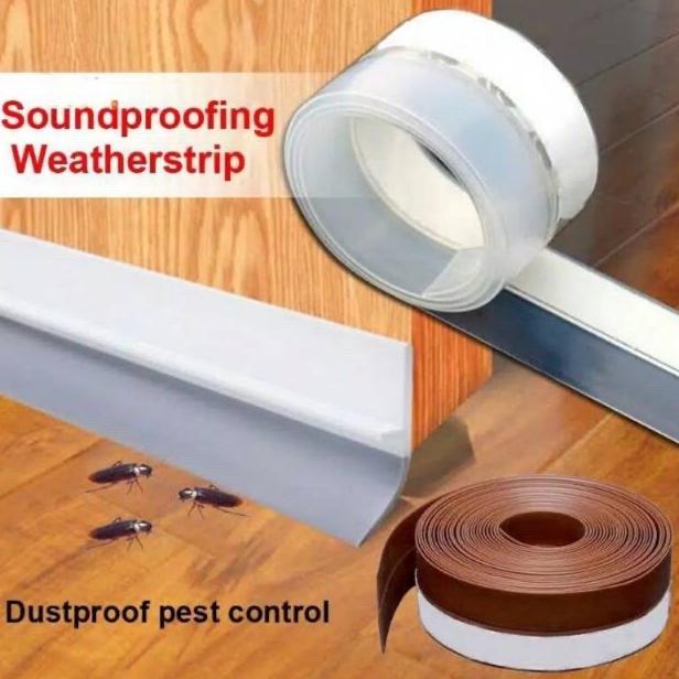 Mj88 Door Seal Strip Seal Tape Karet Penutup Celah Bawah Pintu Super