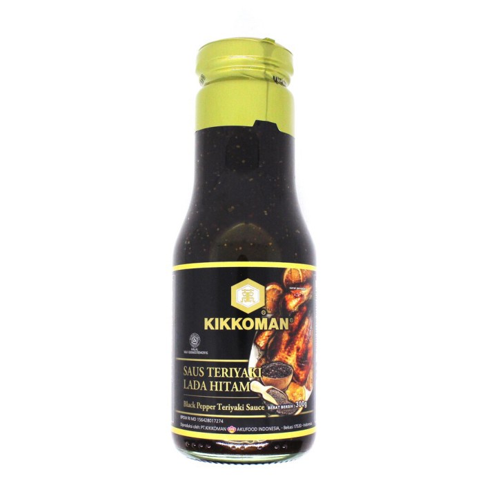 

Kikkoman Black Pepper Teriyaki Sauce / Lada Hitam teriyaki 300 gram