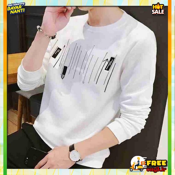 Kaos Pria Premium Santai Murah Dewasa Keren Import Laki2 Kaos Distro Kaos 3Second Pakaian Pria Baju 