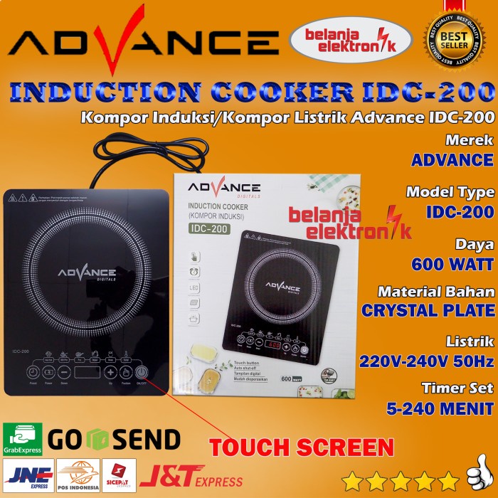 Terlaris Kompor Induksi - Kompor Listrik Advance Idc-200