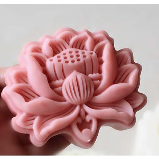 

Cetakan Kue Bulan Mooncake Press Mold 150gr - Cetakan Bunga Teratai