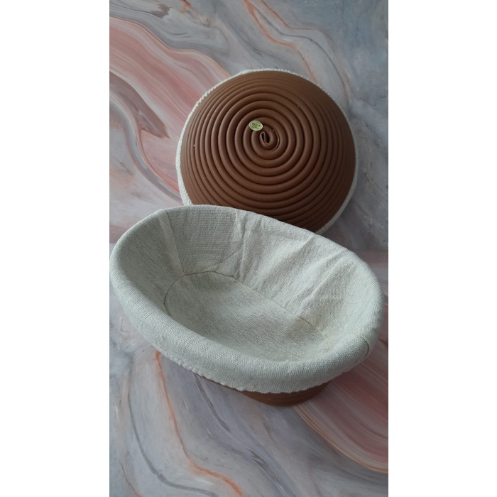 

Banneton Plastic Chocolate with Liner Dough Proofing Roti