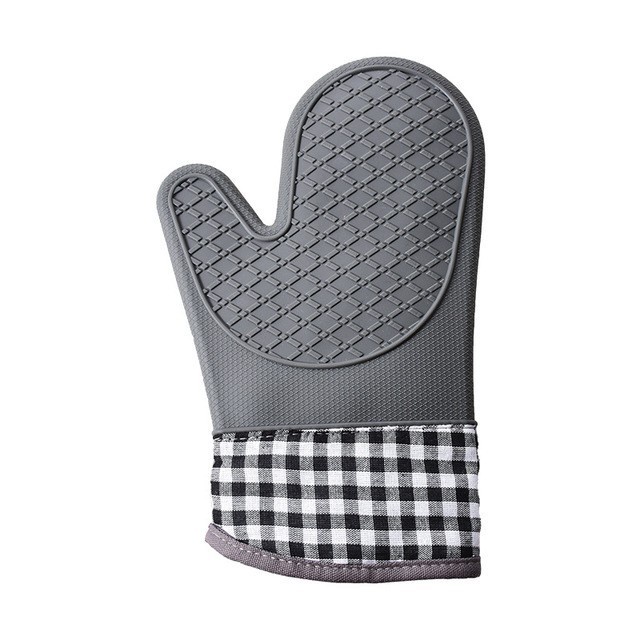 

Sarung Tangan Oven Tahan Panas Silikon Tebal Silicone Baking Mitt