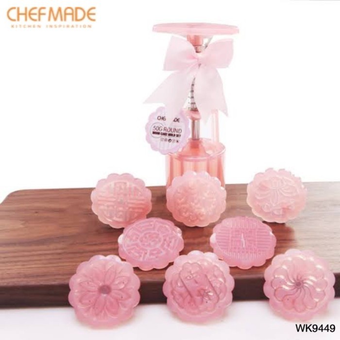 

Chefmade WK9449 - 50gr Moon Cake Mould / Cetakan Kue Bulan 8 Motif (1)