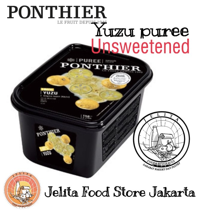 

Ponthier Yuzu puree unsweetened Frozen 1kg - buah beku