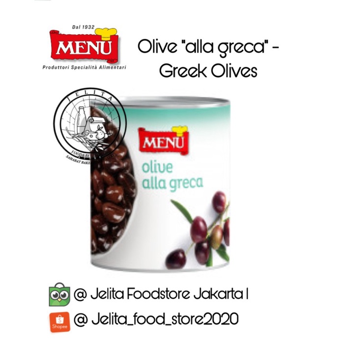 

Menu Greek Style Kalamata Olives 830gr buah zaitun