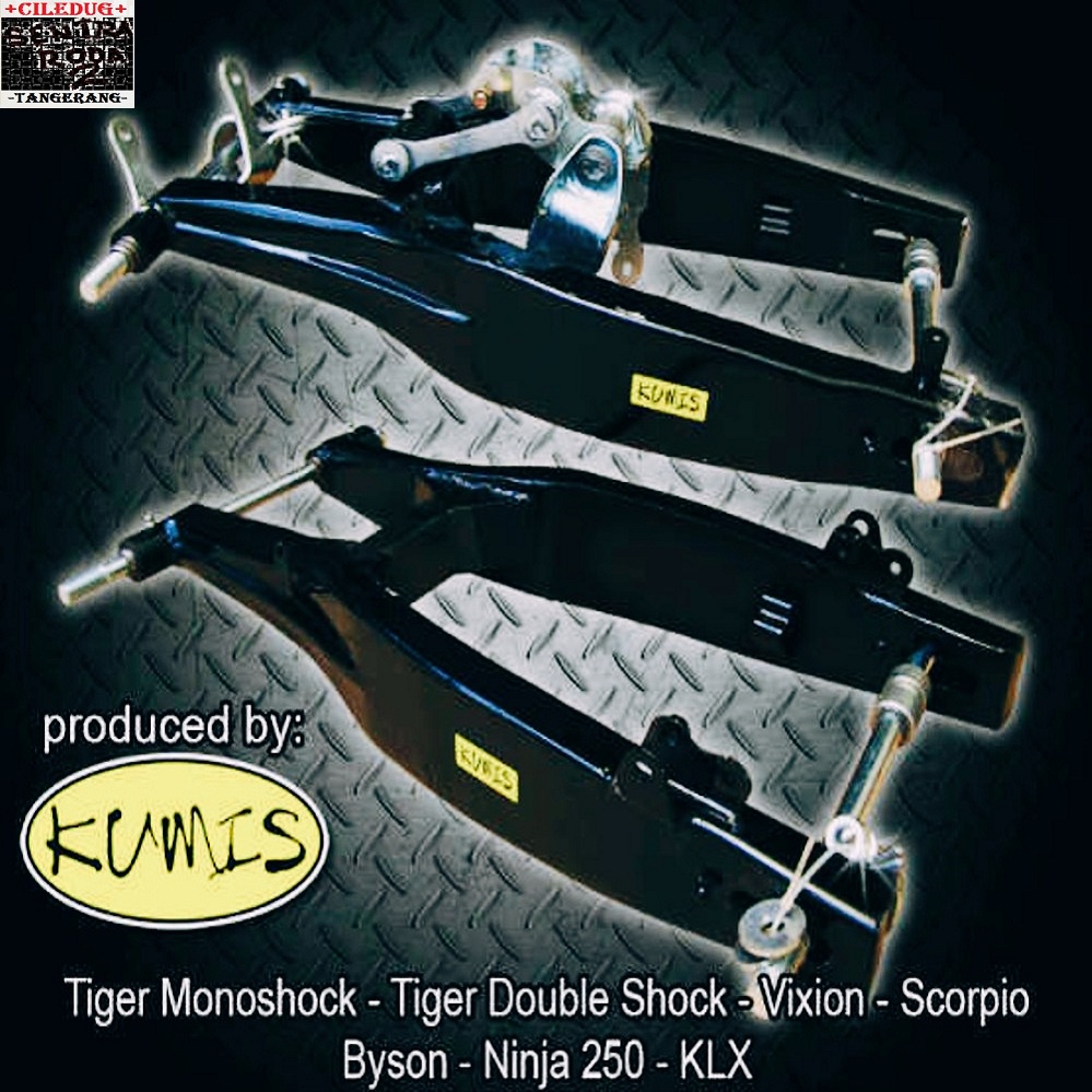Swing Arm KUMiS ORIGINAL Vixion Old / Vixion New / KLX / Tiger Mono / SwingArm All Black
