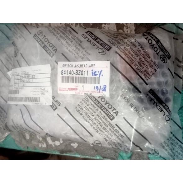 Saklar Lampu Grandmax Dan Luxio Asli Bawaan Mobilnya Taon 2008 Sampe 2018 Asli