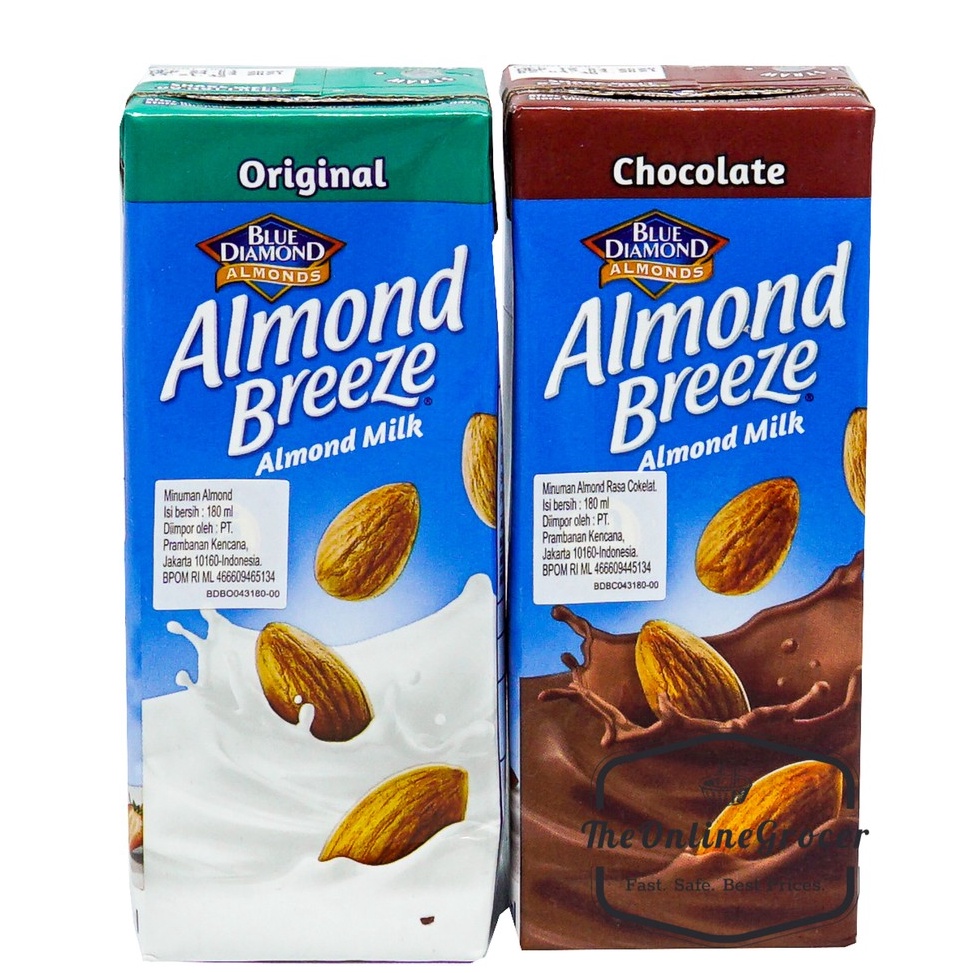 

➷Terlaris✩ LV7PI Blue Diamond Almond Milk 180ml - Susu Almond Breeze K83 Serba Murah