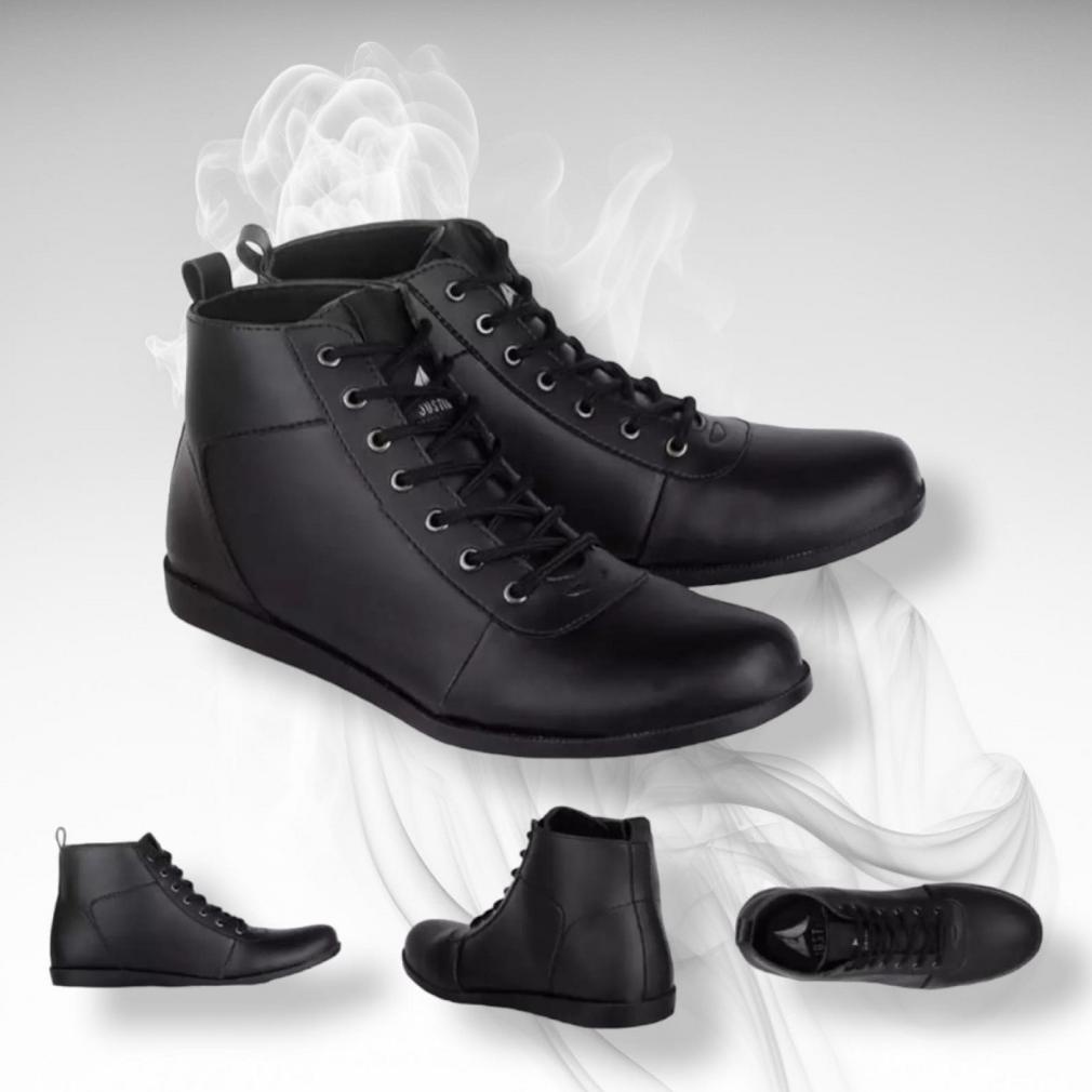 New Sepatu Pria Gaya Korea Iron Man Boots