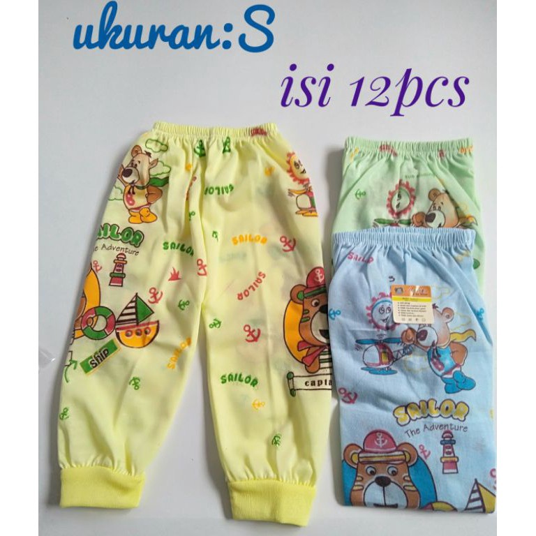 1 LUSIN celana panjang bayi ukuran S-XL ▪ PJO.9Jn23c
